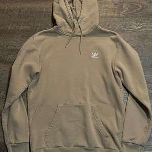 adidas Beige Hoodie with Logo